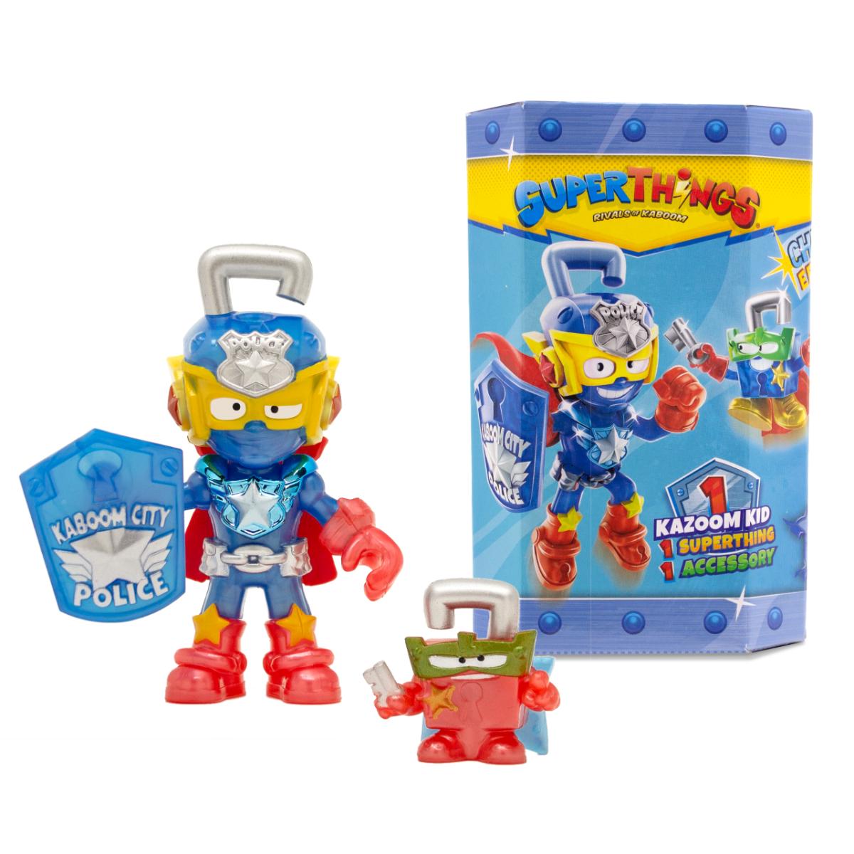 Set 2 figurine SuperThings, Rescue Force, Kazoom Kid