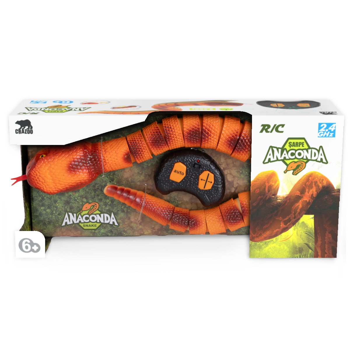 Jucarie interactiva, Crazoo, Anaconda cu telecomanda image3
