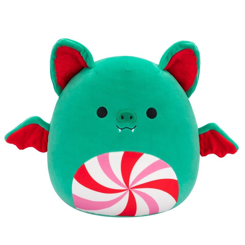 Jucarie de plus, Squishmallows Xmas, Liliacul Ricardo, 19 cm