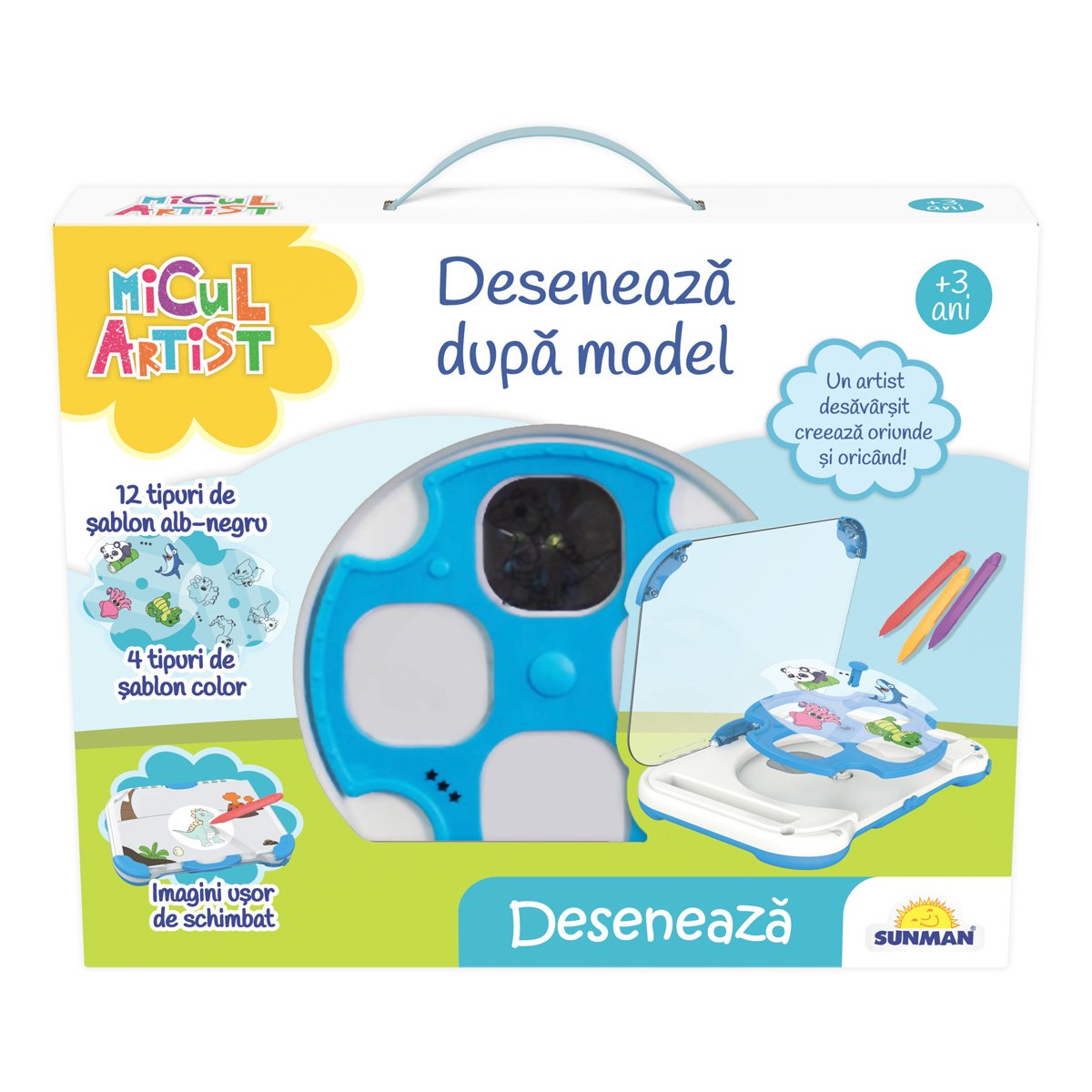 Set de creatie, Micul Artist, Deseneaza dupa model