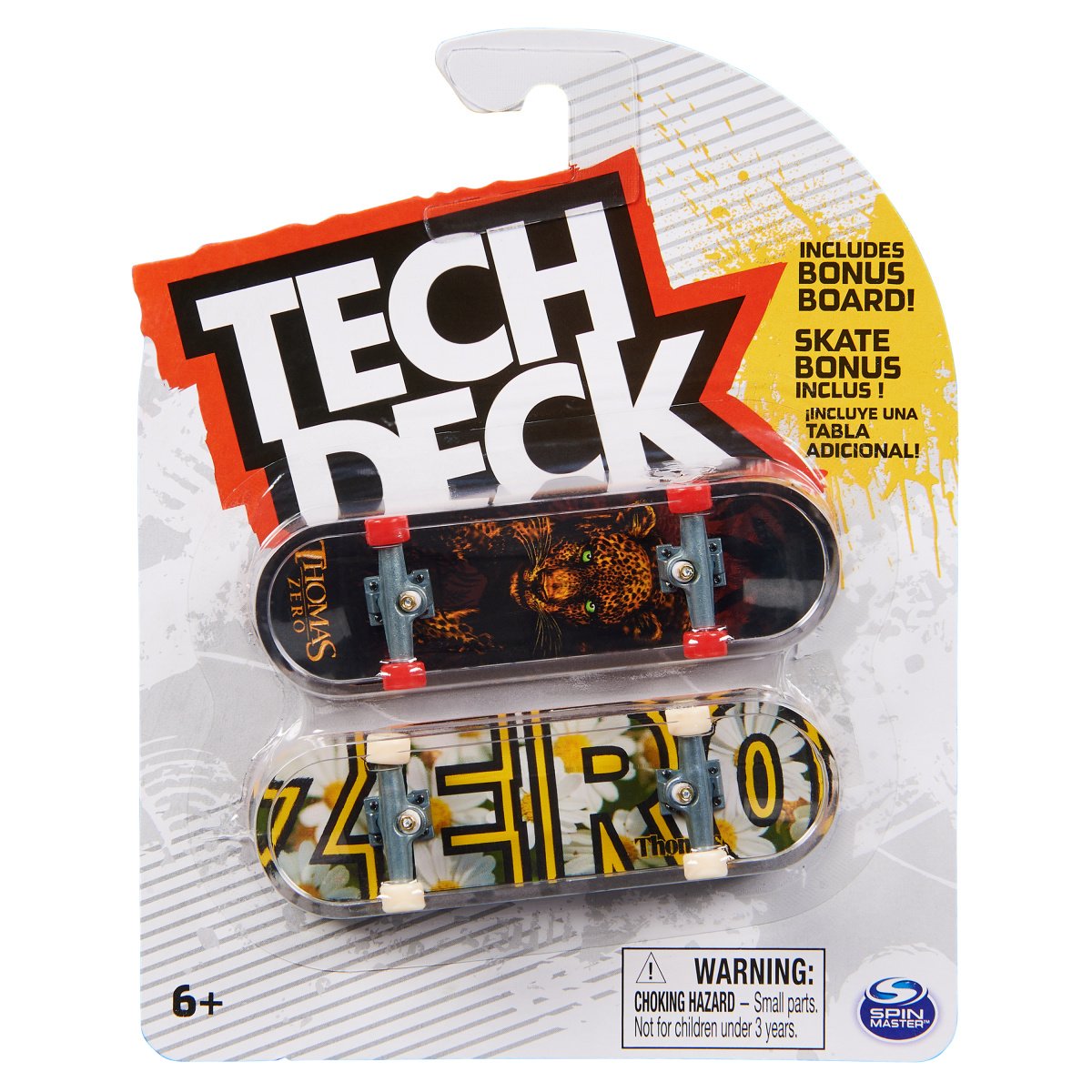Set 2 mini placi de skateboard, Tech Deck, Zero, 20148087