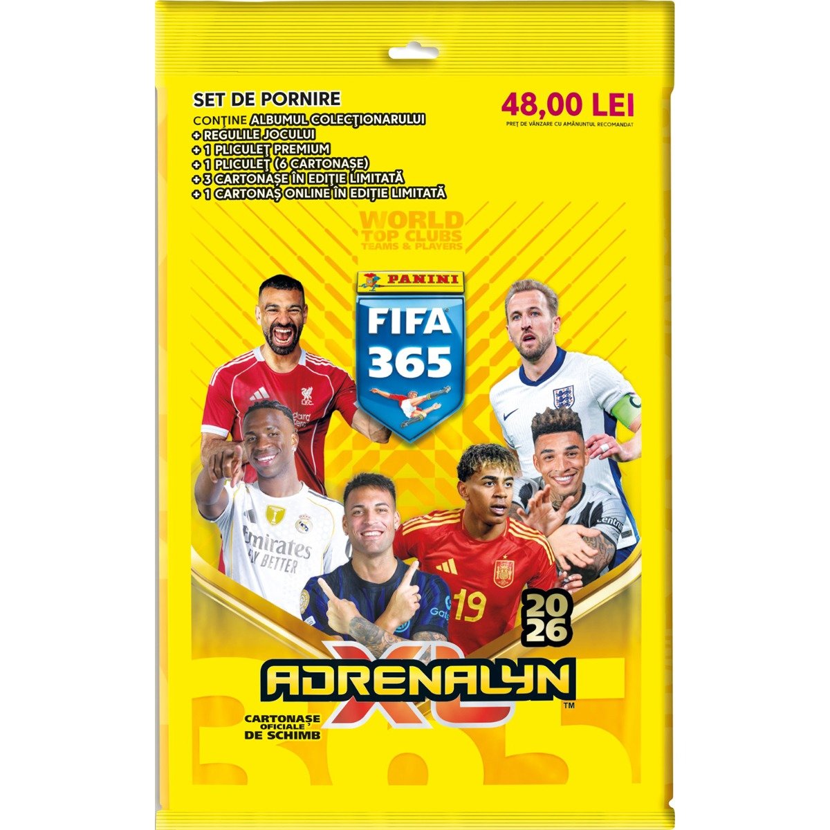 Set album si stickere, Panini, Starter Pack, FIFA 365 Adrenalyn 2026