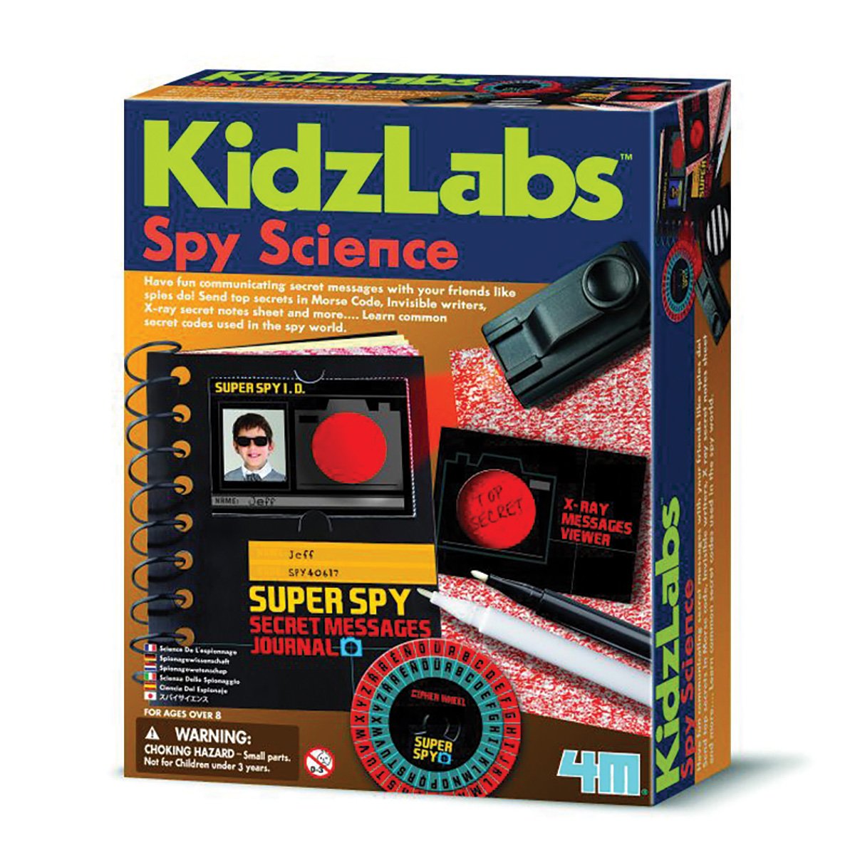 Set educativ stem 4M Stiinta spionului Kidzlabs