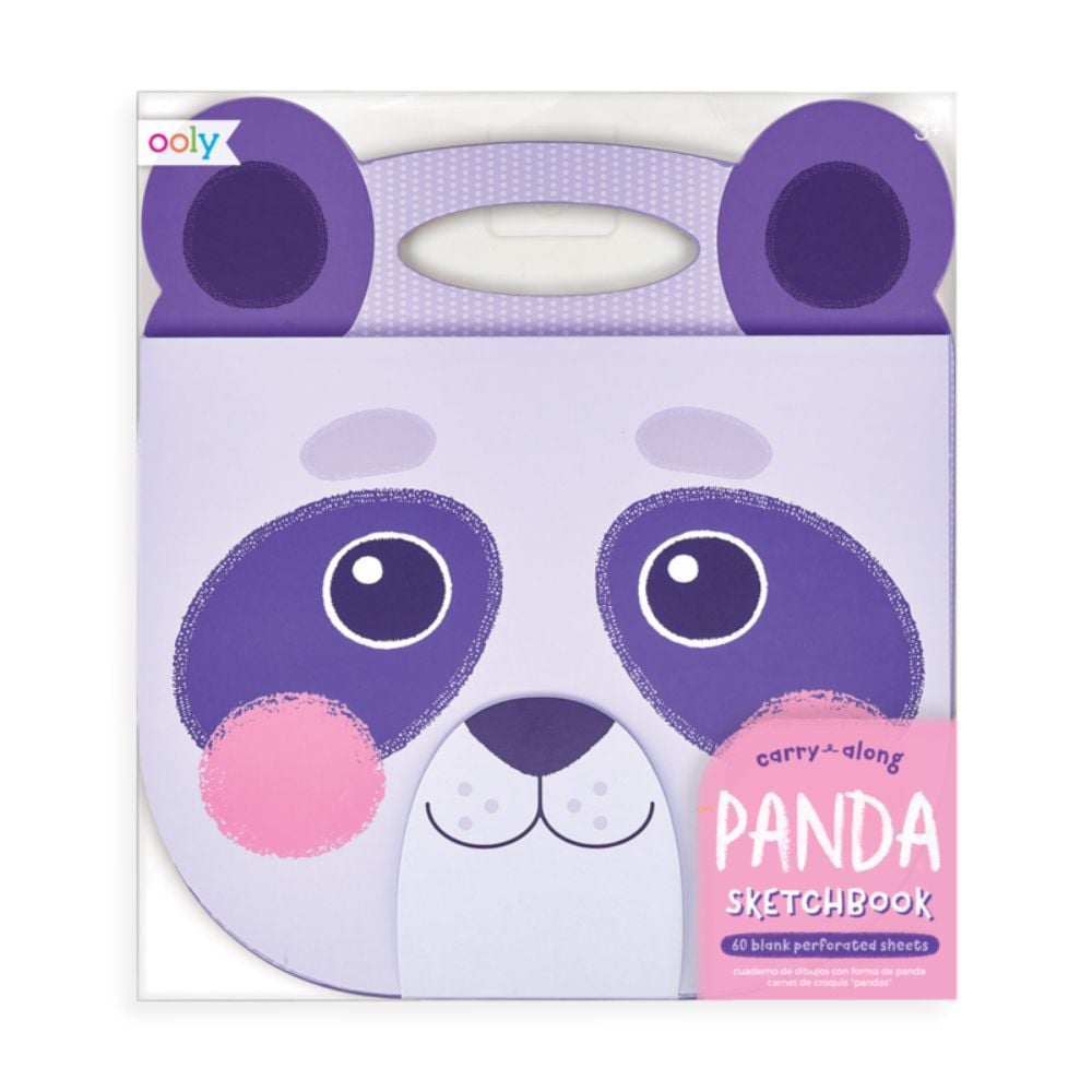 Caiet desen portabil Ooly, Panda mov accesorii imagine 2022 protejamcopilaria.ro
