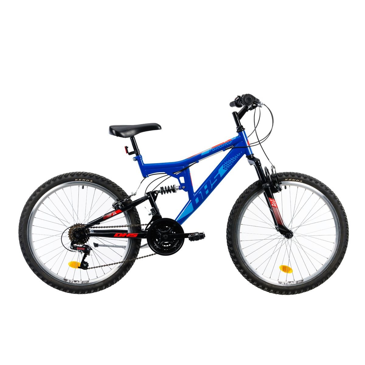 Bicicleta DHS, Terrana 2441, 24 inch, Albastru 2441 imagine noua responsabilitatesociala.ro