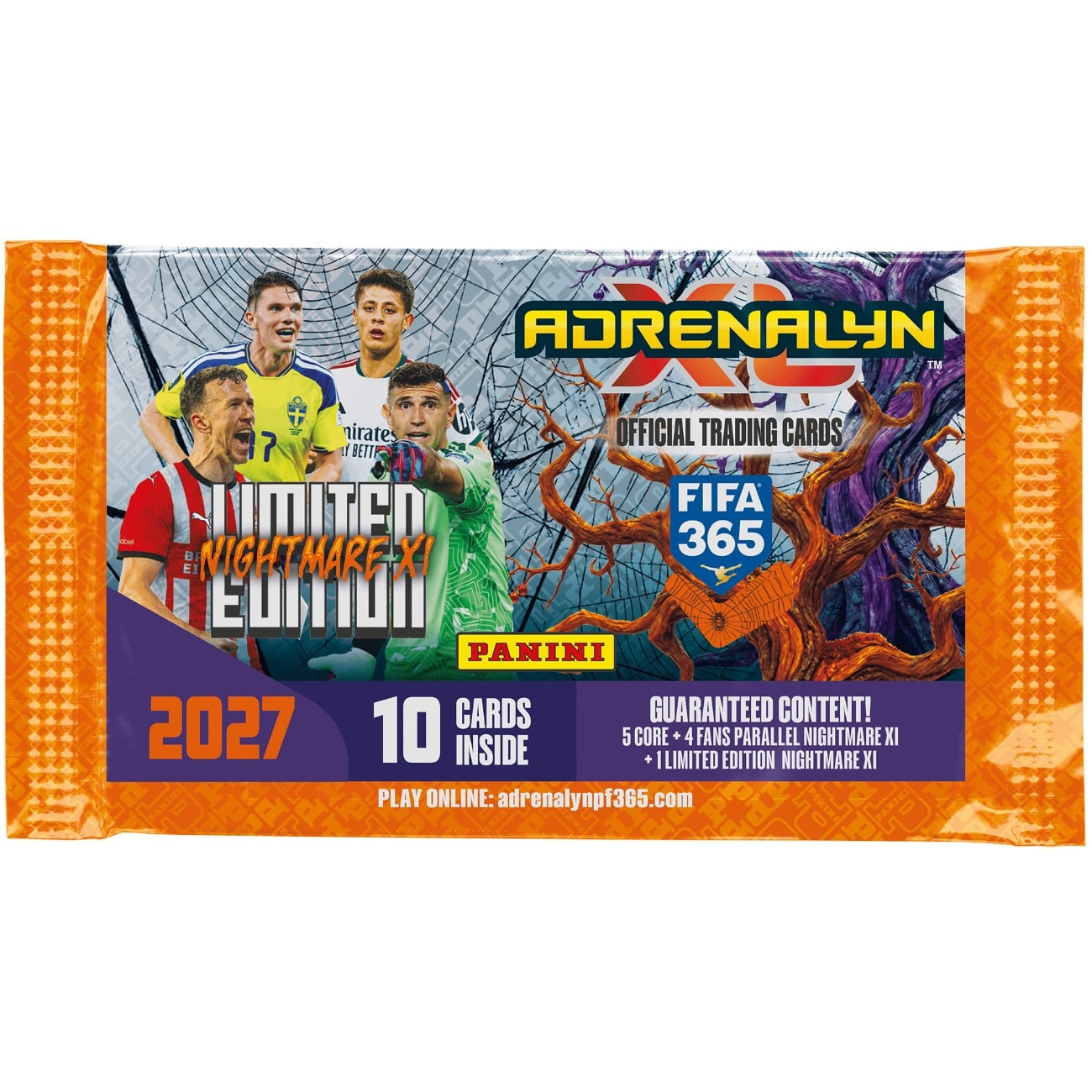Set 10 carduri, Panini, FiFA 365 Adrenalyn XL 2027, Nightmare XL