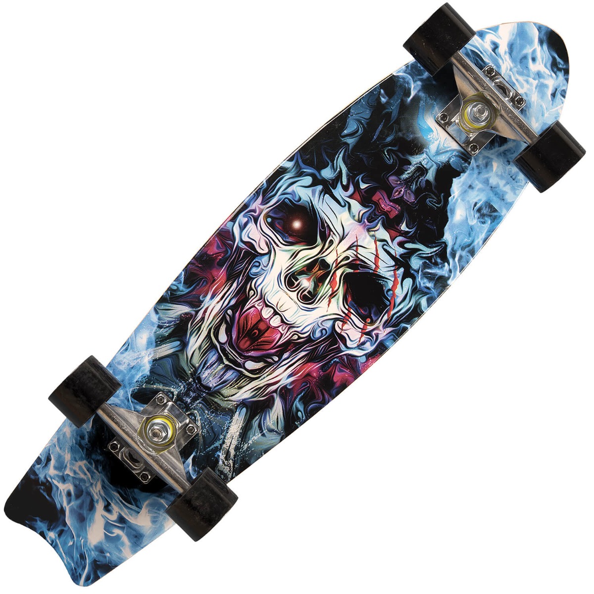 Skateboard Action One, Aluminiu, 70 x 29 cm, Multicolor, Ice Death