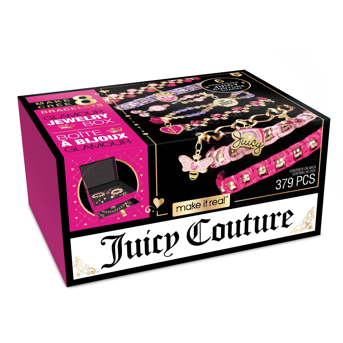 Set de bijuterii Juicy Couture Glamour Box, Make It Real, 379 piese 379