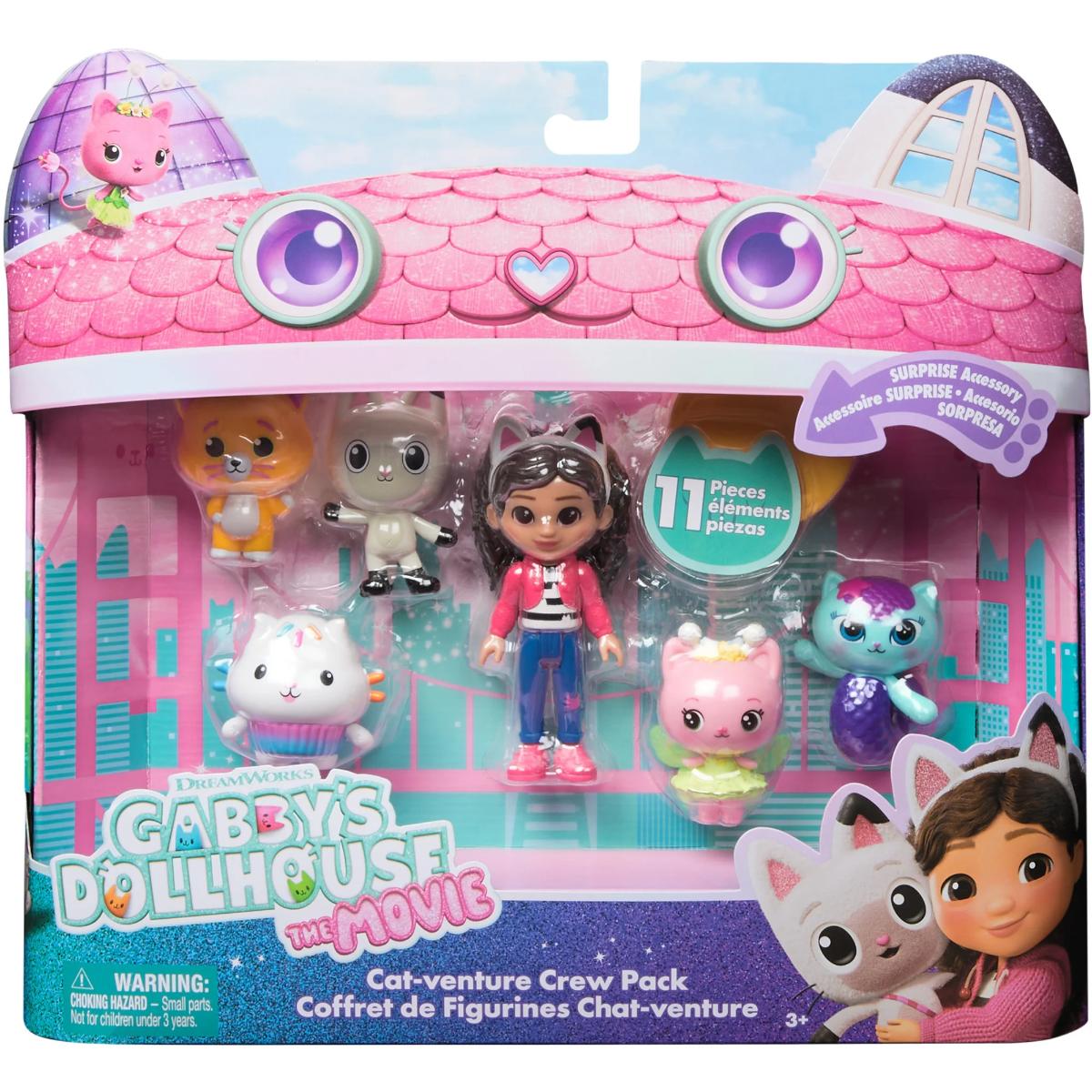 Set mini figurine, Gabbys Dollhouse, Cat-venture Crew, 6072633
