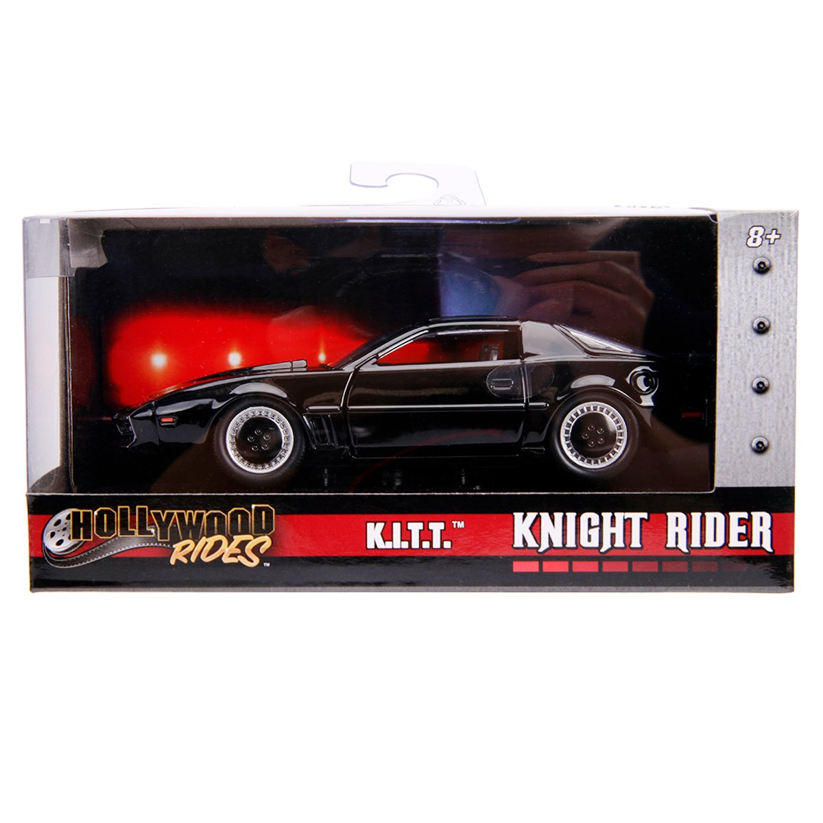 Masina din metal, Jada, Hollywood Rides, Knight Rider Kitt, 1:32 1:32 imagine 2022