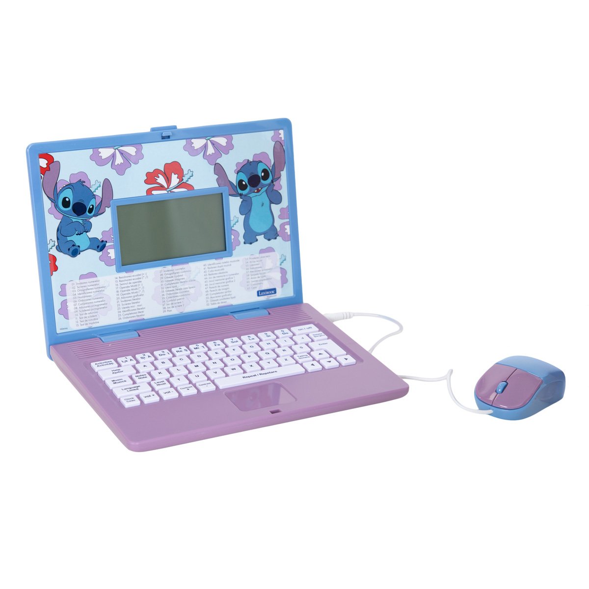 Laptop educational Lexibook, Disney Stitch, 124 activitati