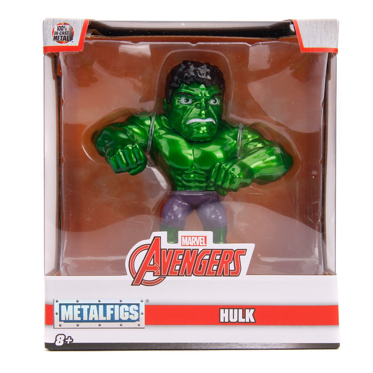 Figurina metalica, Jada, Marvel Hulk, 10 cm figurina imagine 2022