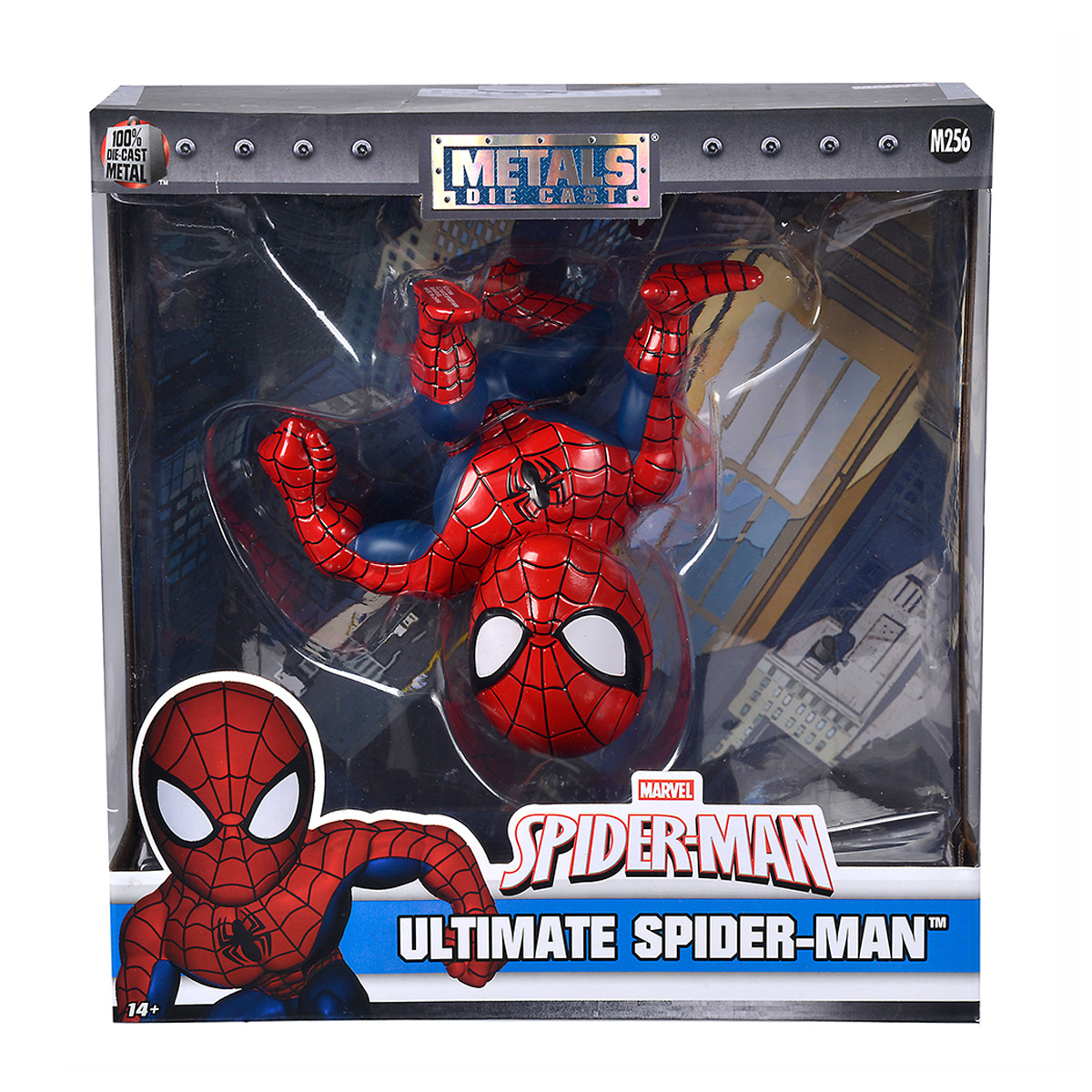 Figurina metalica, Jada, Marvel Ultimate Spider-Man, 15 cm Figurina imagine noua responsabilitatesociala.ro
