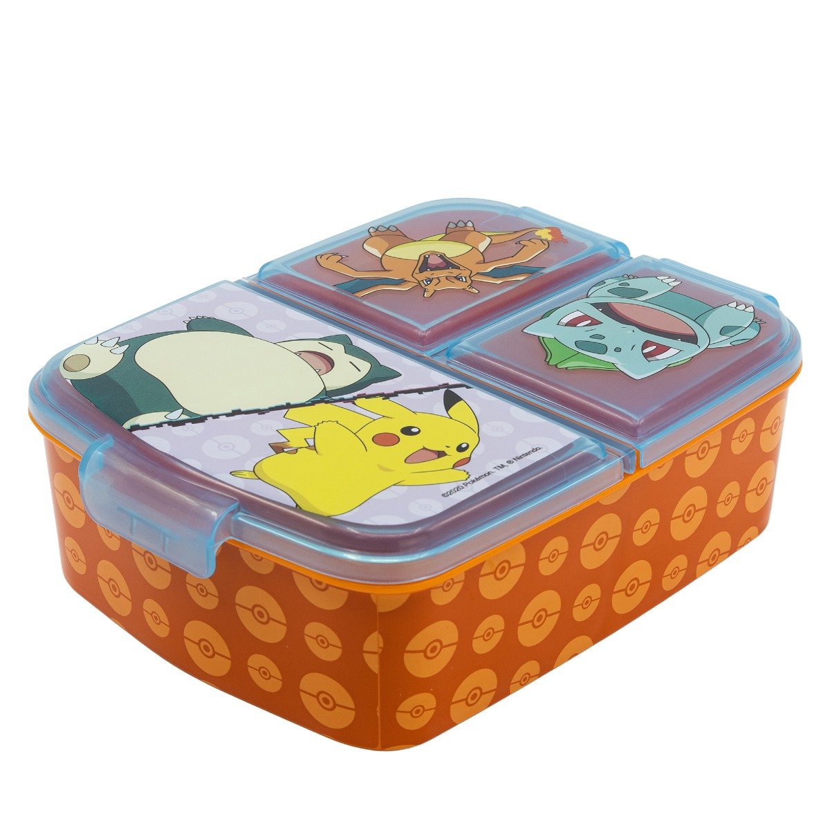 Caserola pentru pranz cu 3 compartimente, Pokemon