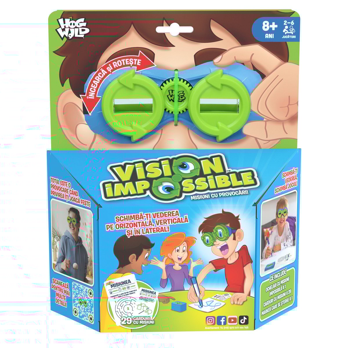 Joc de societate, Zing, Vision Impossible, Misiuni cu provocari