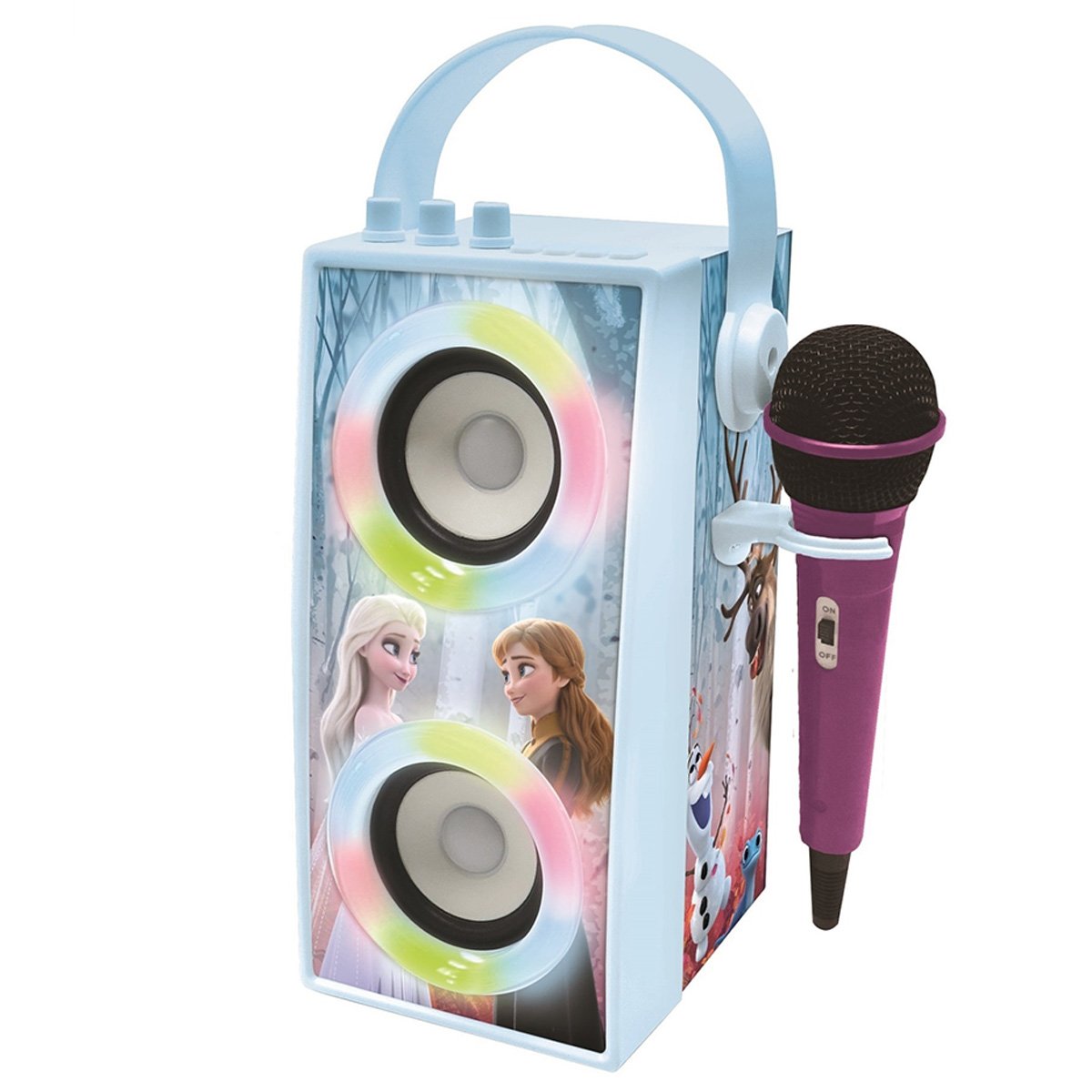 Boxa portabila cu microfon si efecte de lumini, Lexibook, Frozen Instrumente muzicale 2023-09-26