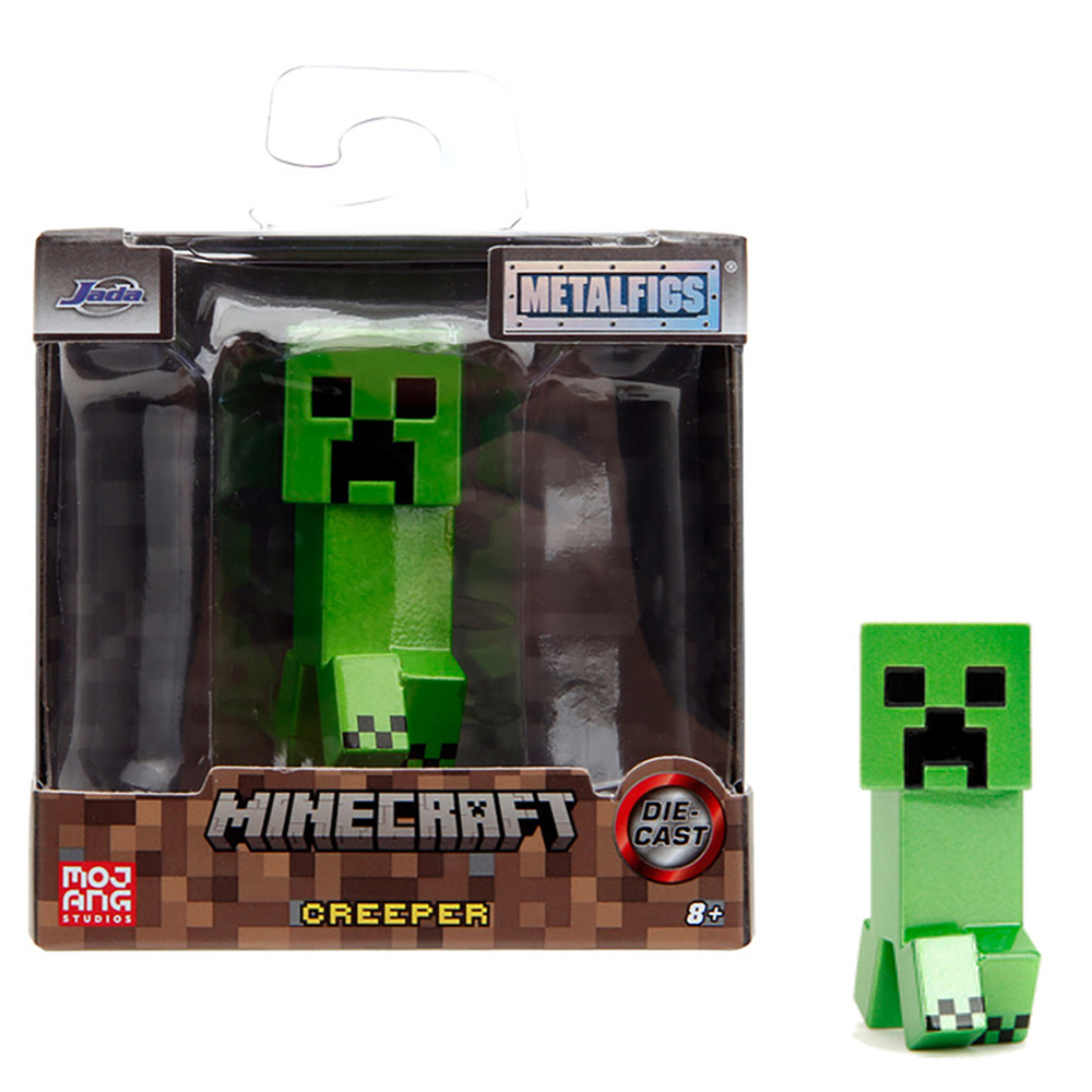 Figurina metalica, Jada, Minecraft, Creeper, 6 cm