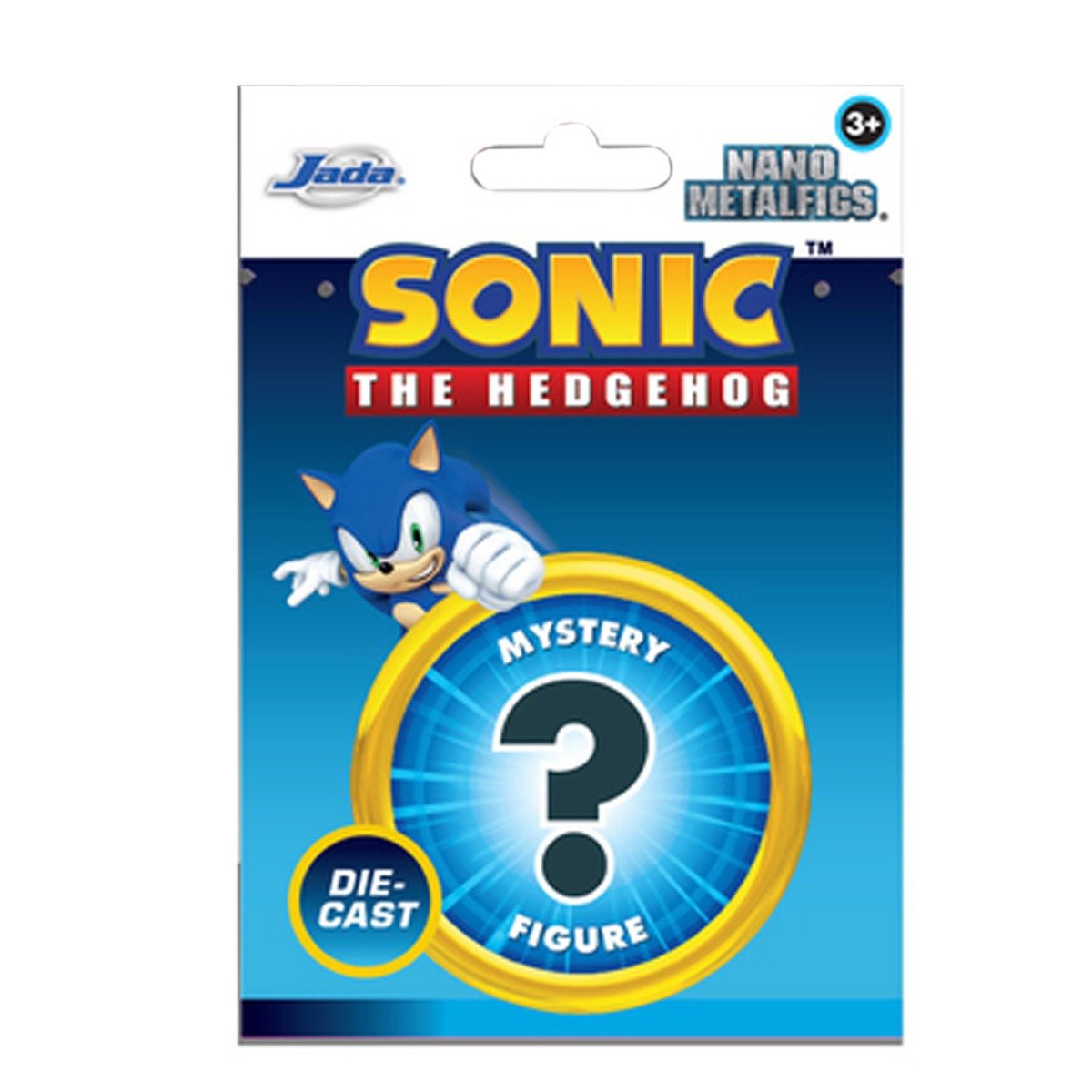 Figurina metalica, surpriza, Jada, Sonic, 4 cm