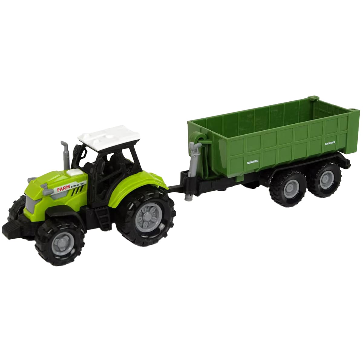 Tractor si remorca cu sunet si lumina, Luna Toys, 1:48