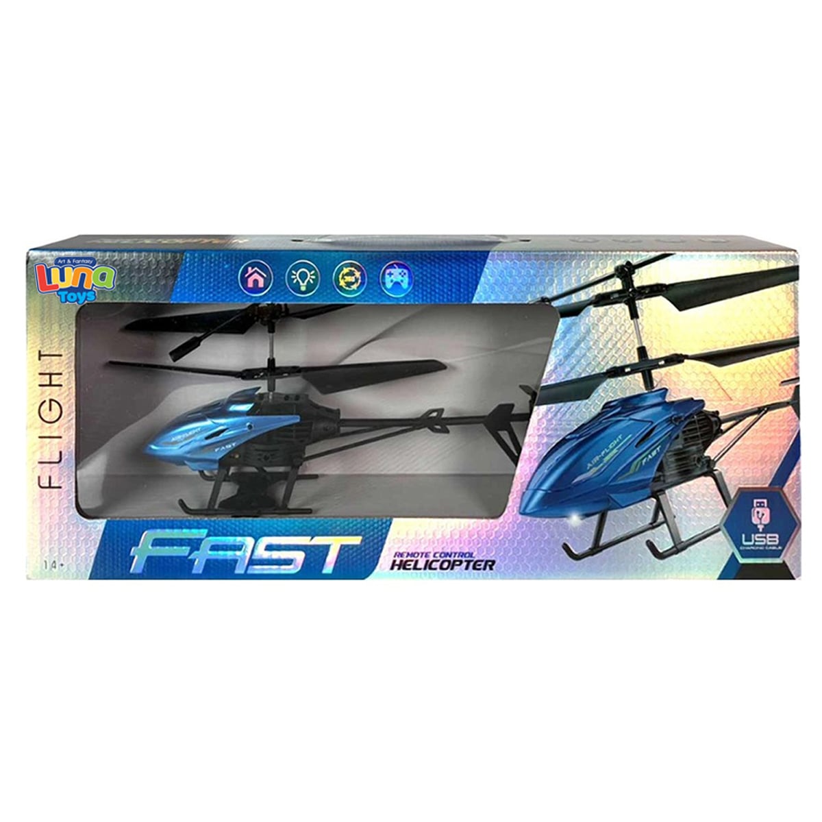 Elicopter cu telecomanda, Luna Toys, Fast Flight