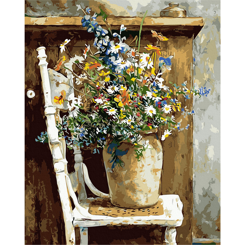Set Pictura pe numere, Acuarello, Florile din camara