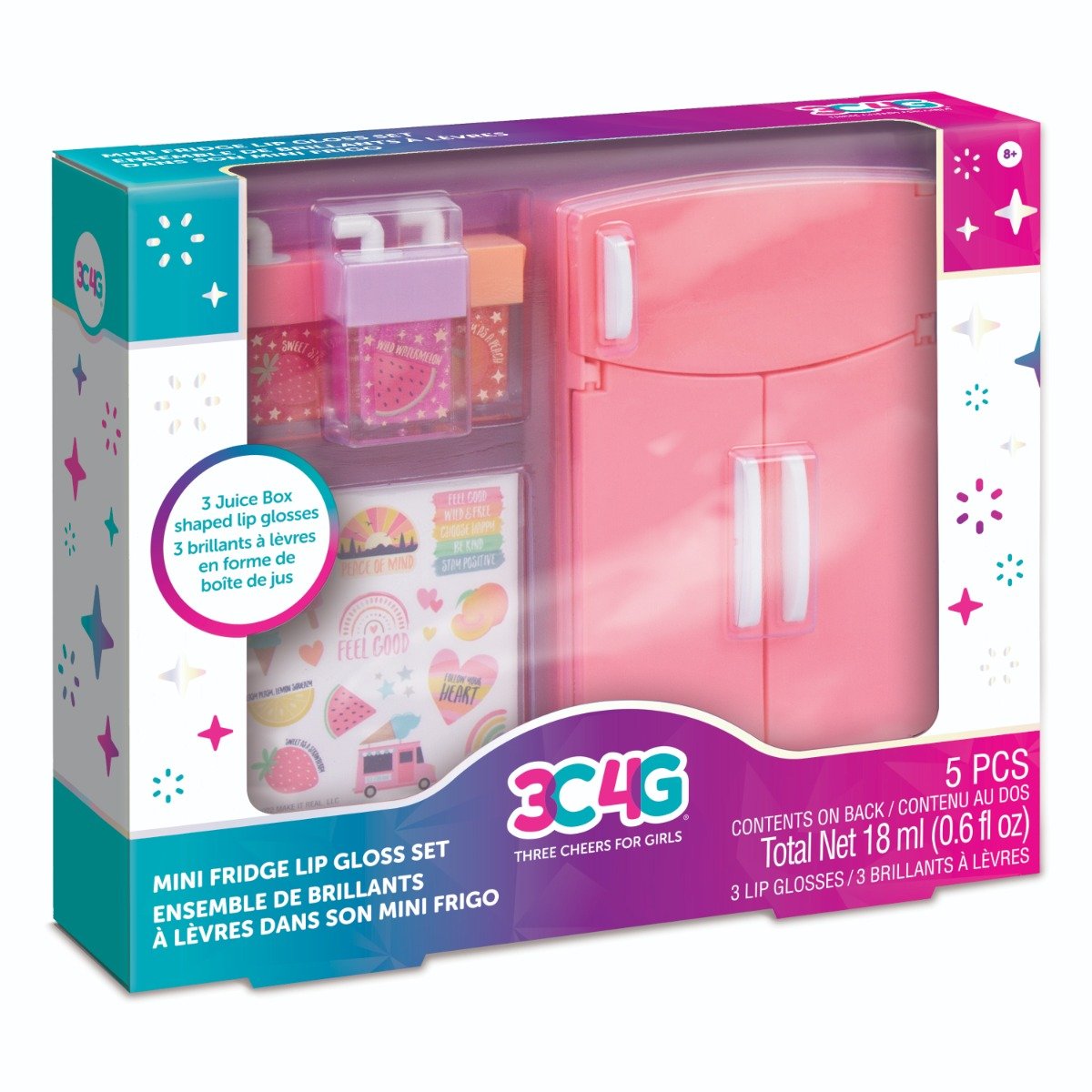 Set mini luciu de buze, 3C4G, Mini Fridge