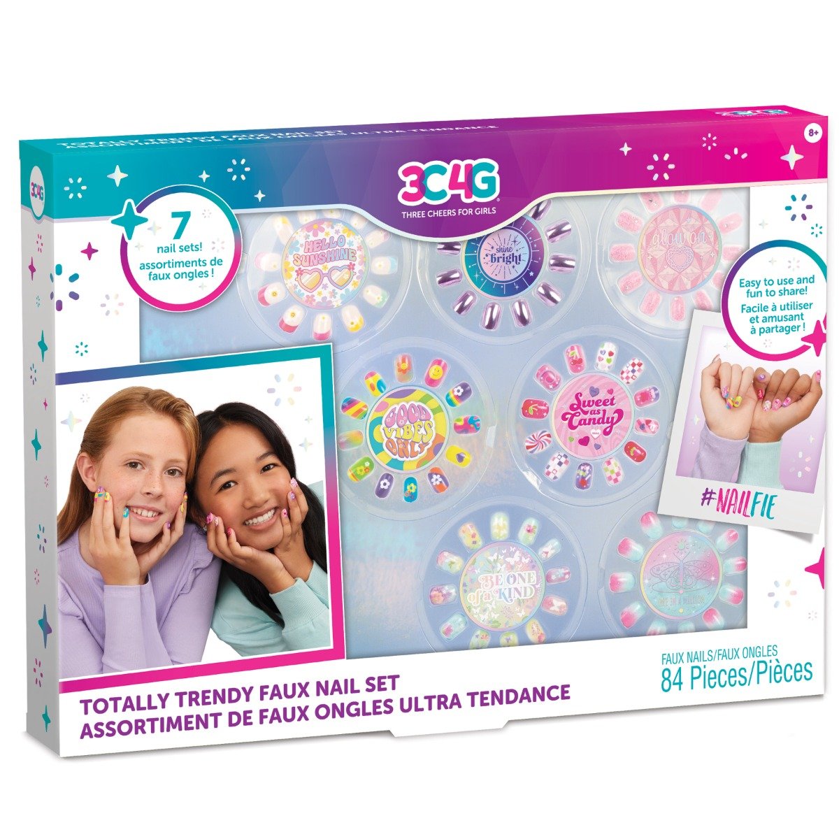 Set de unghii false, 3C4G, Totally Trendy
