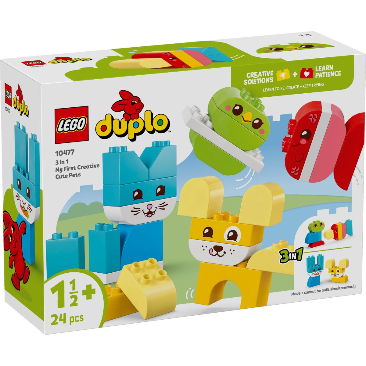 LEGO® DUPLO - Animalute de companie creative 3 in 1 (10477)