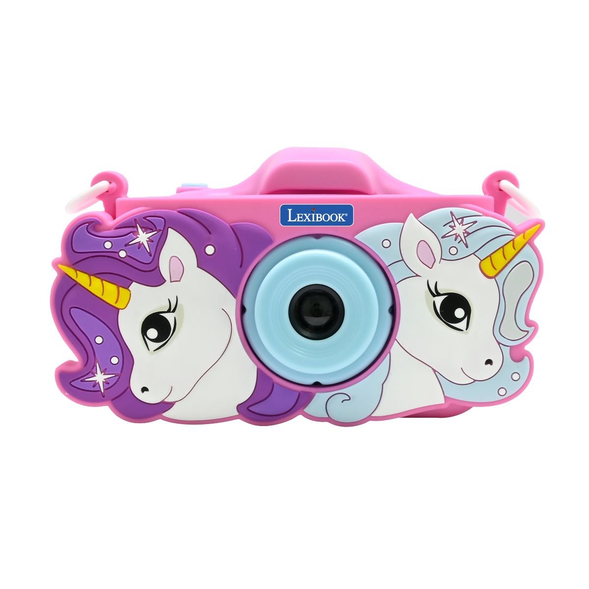 Camera digitala foto-video cu husa, Lexibook, Unicorn, 8GB