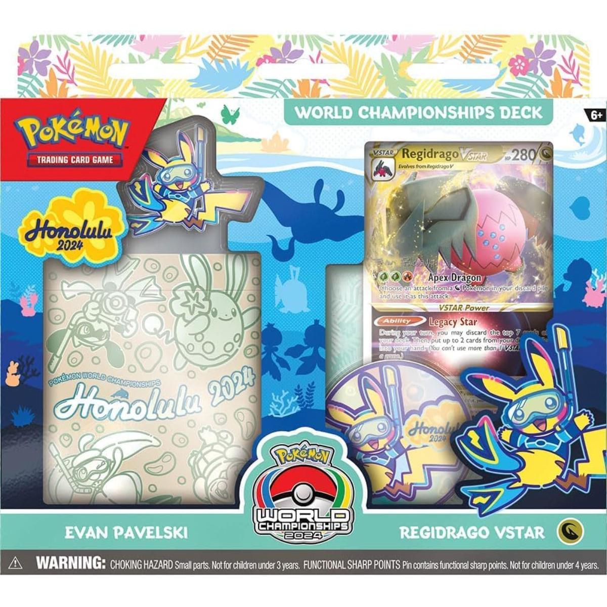 Set carti de joc in cutie, Pokemon TCG, World Championships Deck