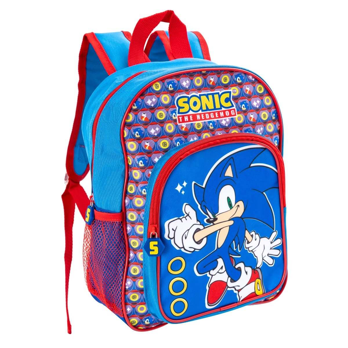 Ghiozdan mini cu 2 compartimente, Sonic the Hedgehog