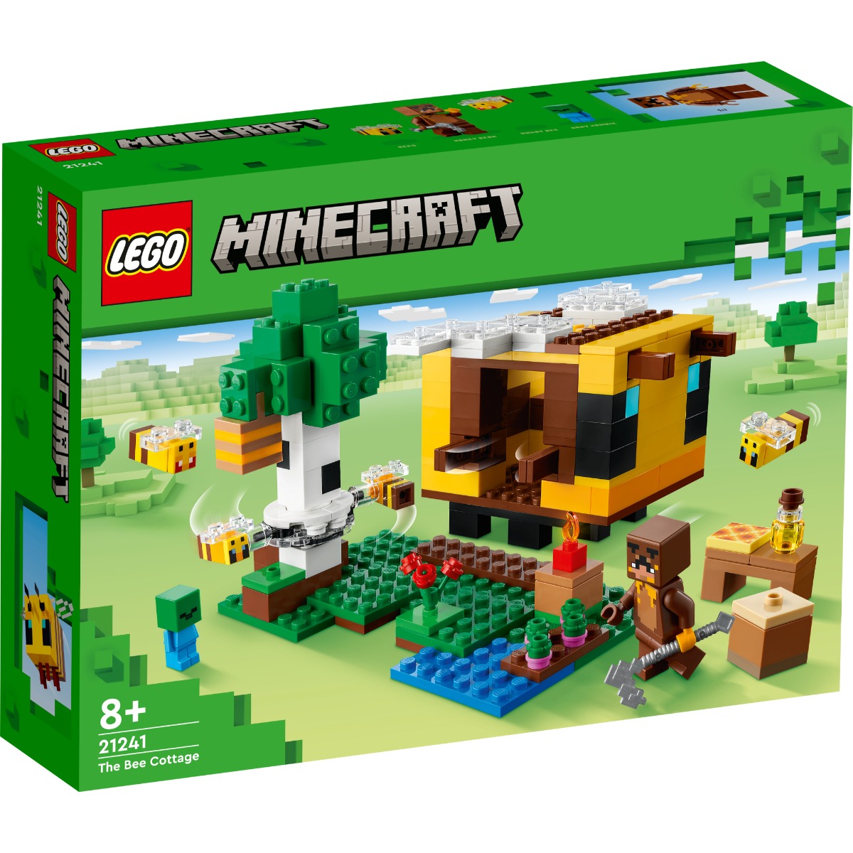 LEGO® Minecraft™ – Casuta albinelor (21241) (21241) imagine noua responsabilitatesociala.ro