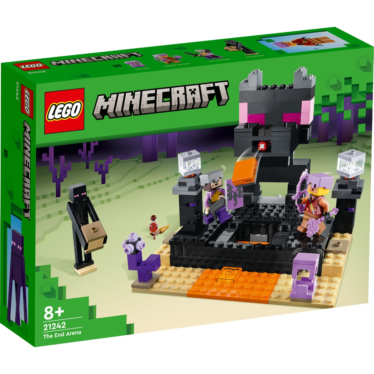 LEGO® Minecraft™ – Arena din End (21242) (21242) imagine noua responsabilitatesociala.ro