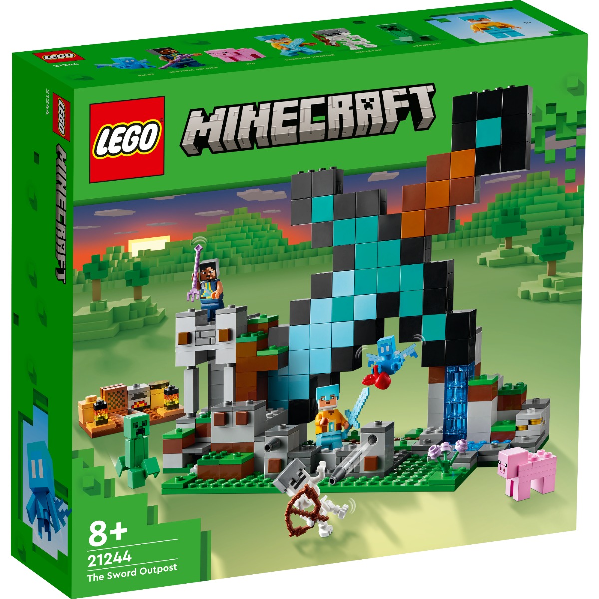 LEGO® Minecraft™ – Avanpostul sabiei (21244) (21244) imagine noua responsabilitatesociala.ro