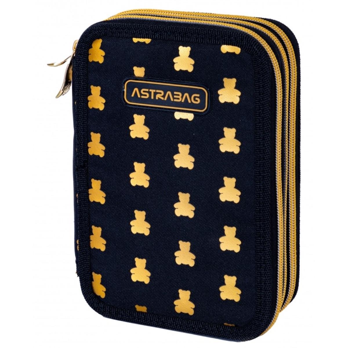 Penar cu 3 compartimente echipat, AstraBag, Golden Teddy