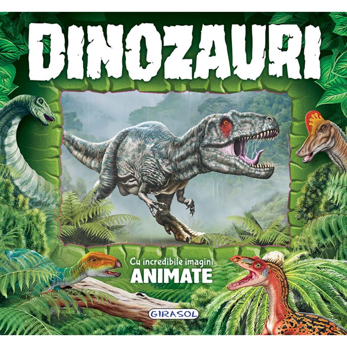 Carte cu imagini animate, Dinozauri