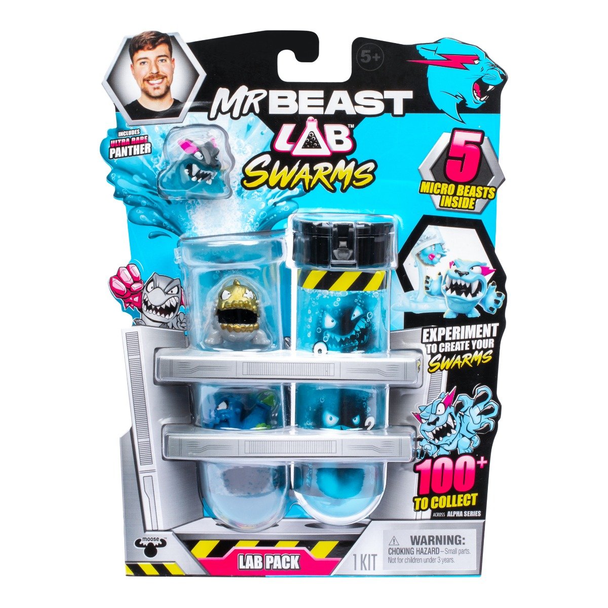 Set experimente misterioase, MrBeast Lab Swarms, 5 figurine