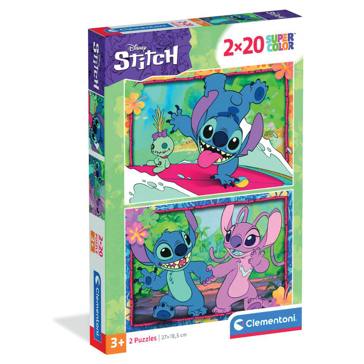 Puzzle Clementoni, Disney Stitch, 2 x 20 piese