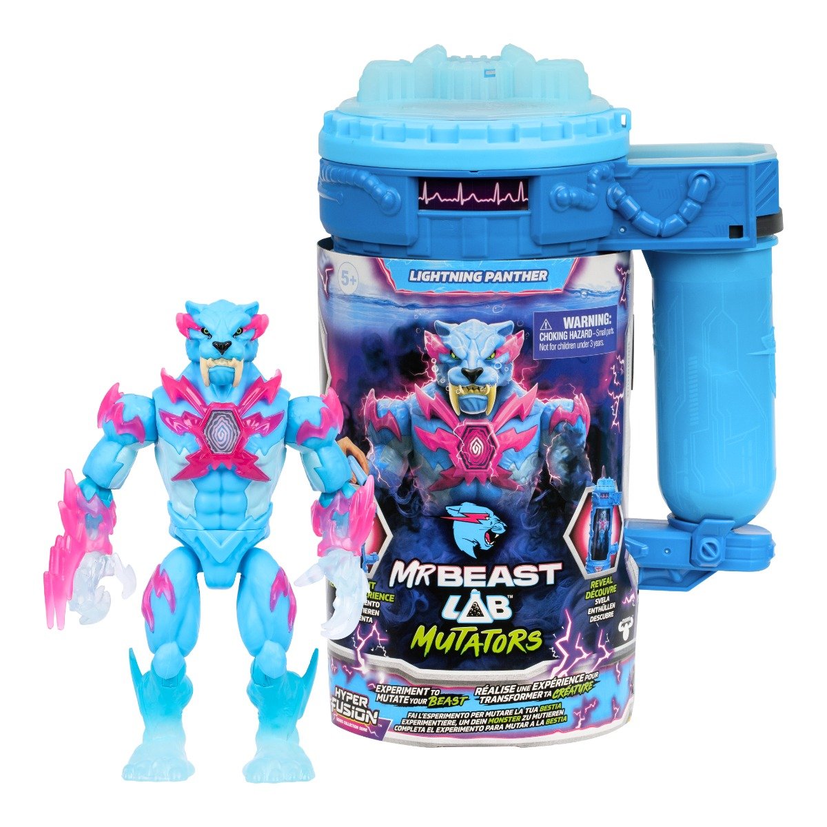 Creaza propria figurina, Mr Beast Lab, Mutators Lightning Panther, S2