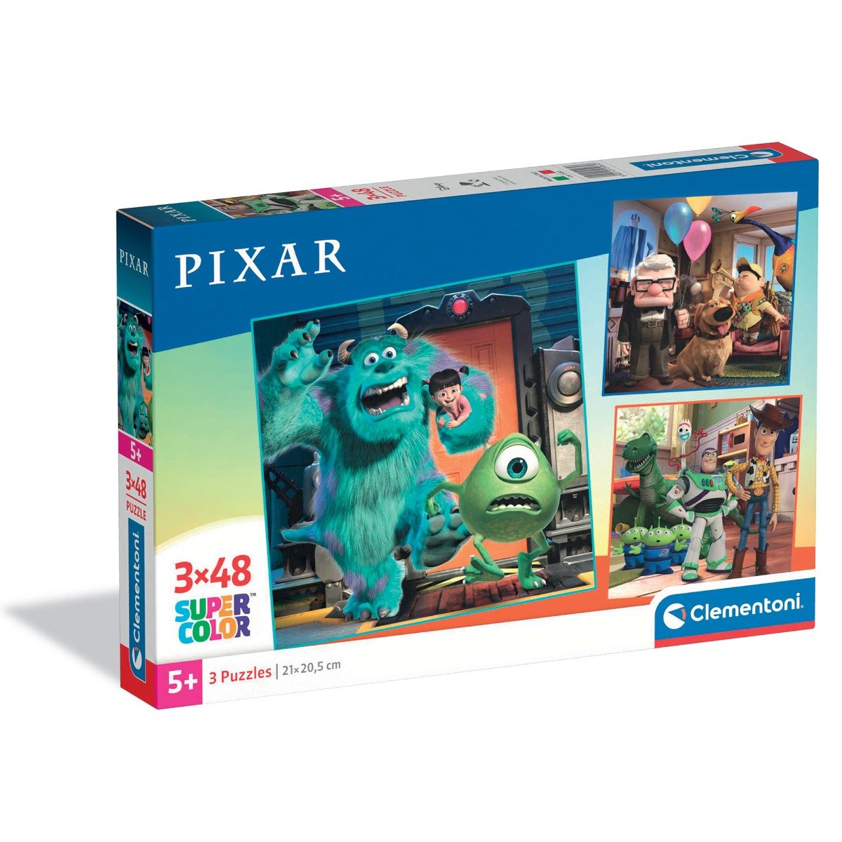 Puzzle Clementoni, Disney Pixar, 3 x 48 piese