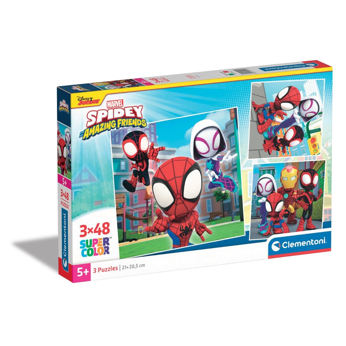 Puzzle Clementoni, Spidey and his Amazing Friends, 3 x 48 piese