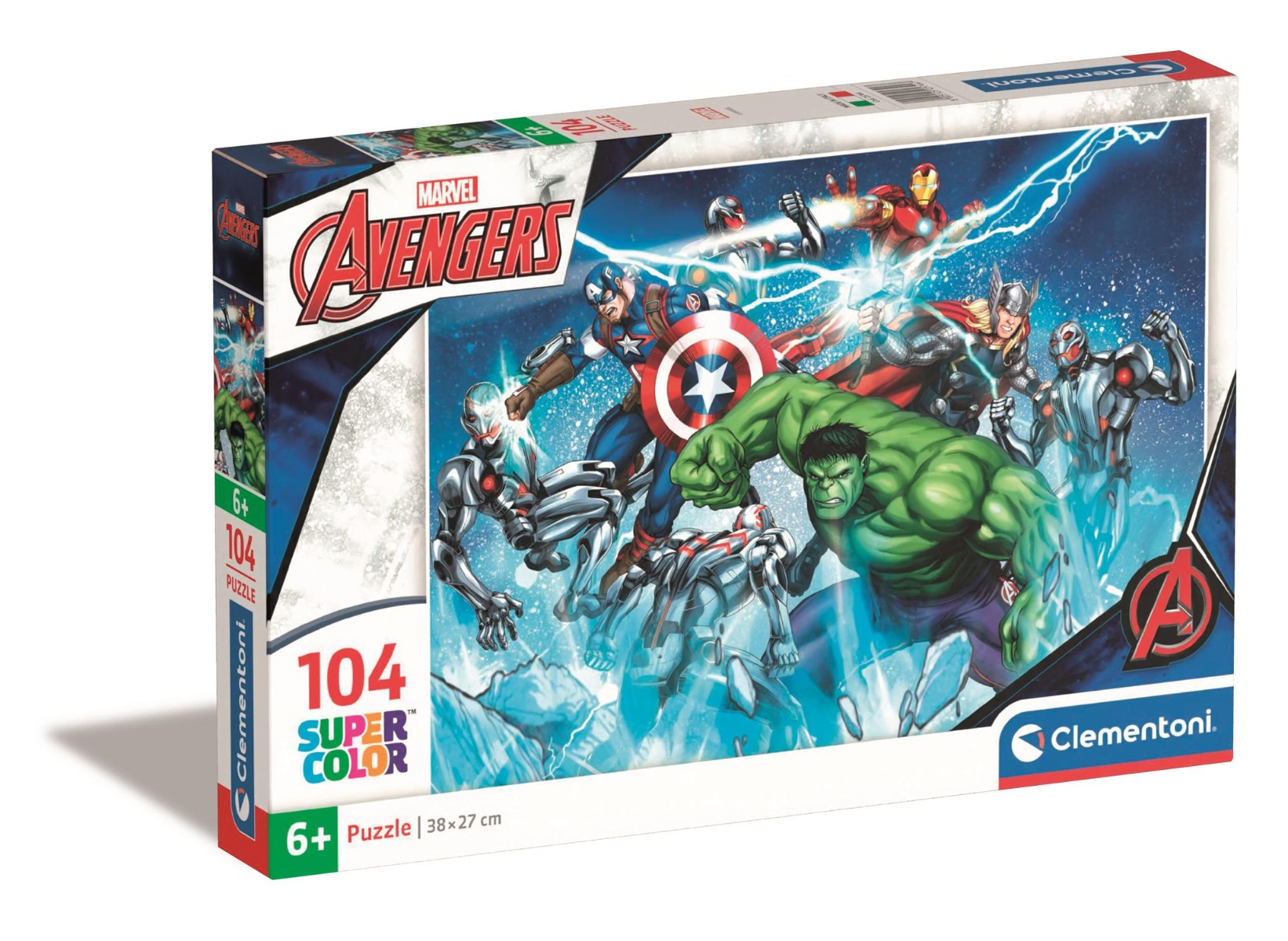 Puzzle Clementoni Marvel Avengers, 104 piese 104 imagine 2022 protejamcopilaria.ro