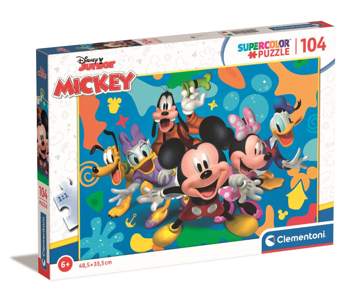 Puzzle Clementoni Disney Mickey Mouse si prietenii sai, 104 piese