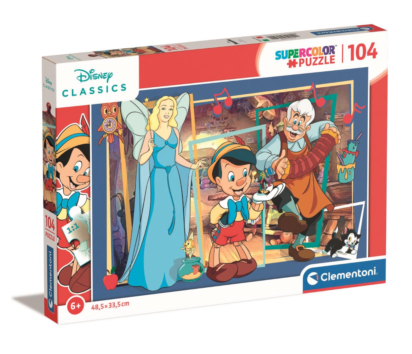 Puzzle Clementoni Disney Classic Pinocchio, 104 piese