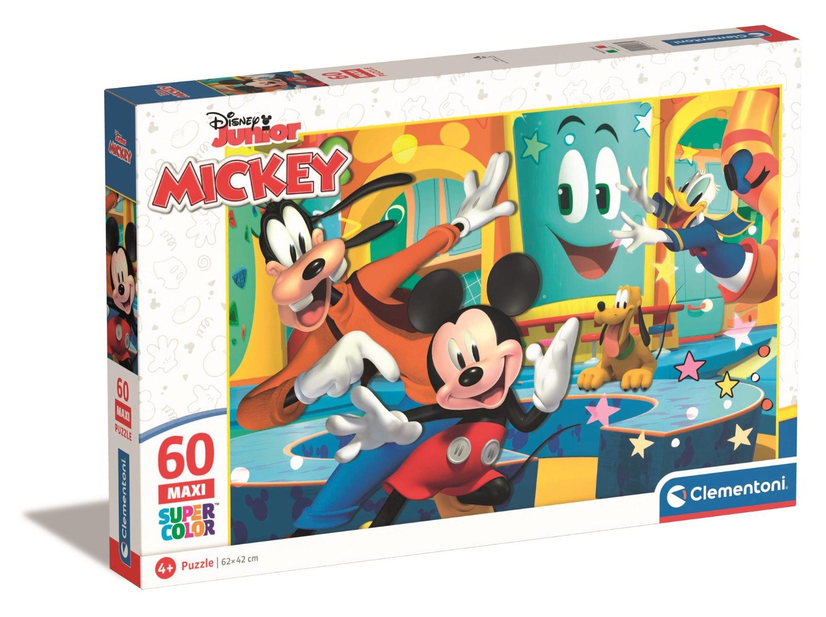 Puzzle Clementoni, Maxi, Disney Mickey Mouse, 60 piese Clementoni imagine 2022 protejamcopilaria.ro