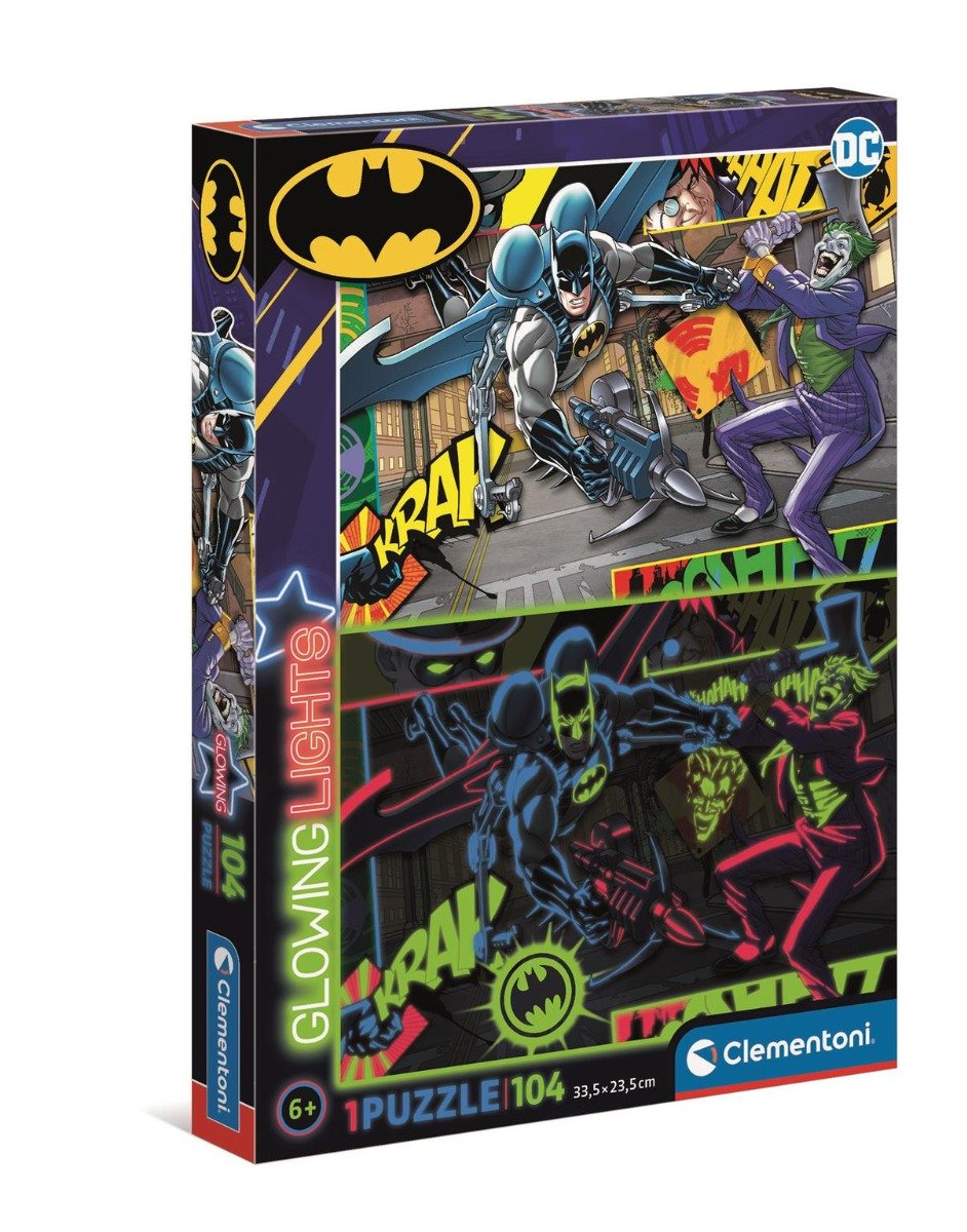 Poze Puzzle Clementoni Batman Glowing, 104 piese