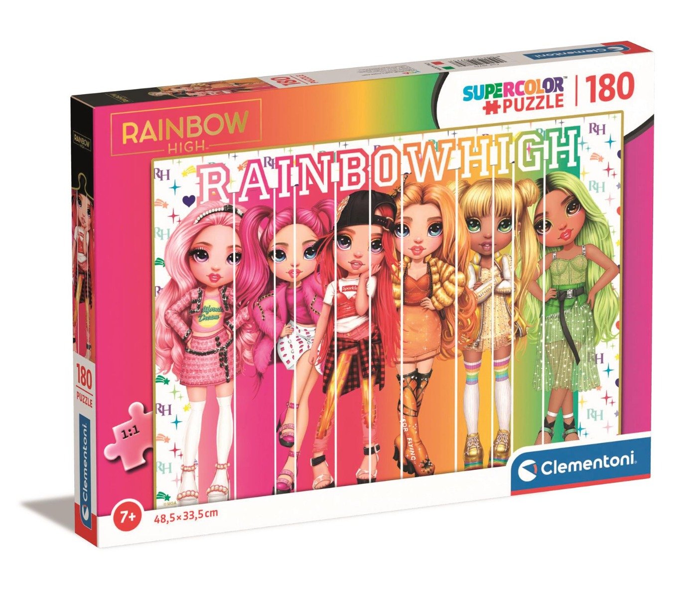 Puzzle Clementoni, Rainbow High, 180 piese