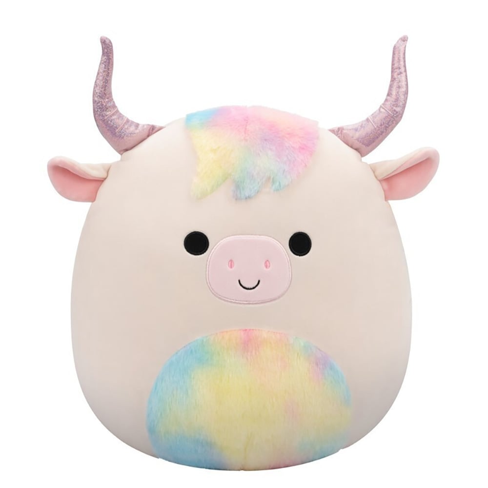 Jucarie de plus, Squishmallows, Vacuta Dagnus, 35 cm