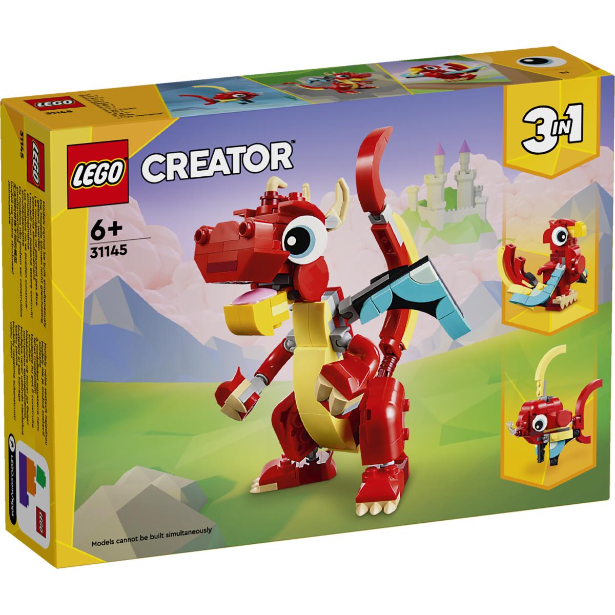 LEGOÂ® Creator - Dragon rosu (31145)