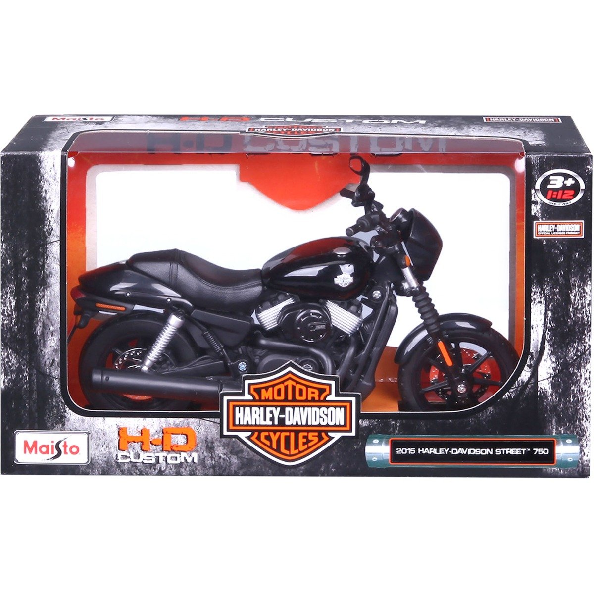 Motocicleta metalica, Maisto, Harley-Davidson, 2015 Street 750, 1:12